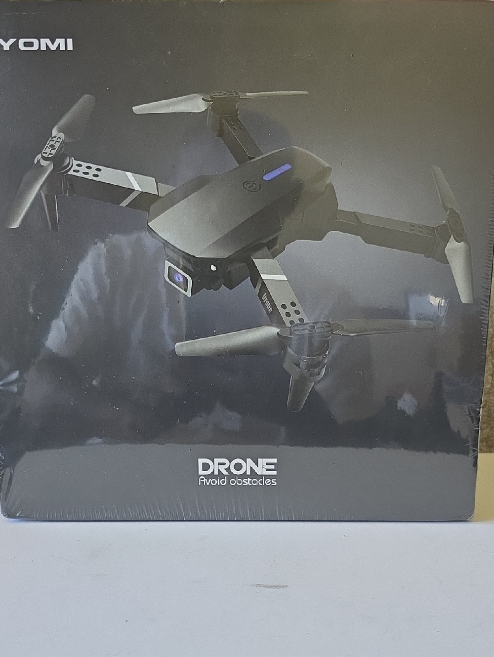 Black Foldable Drone with Camera - Obstacle Avoidance